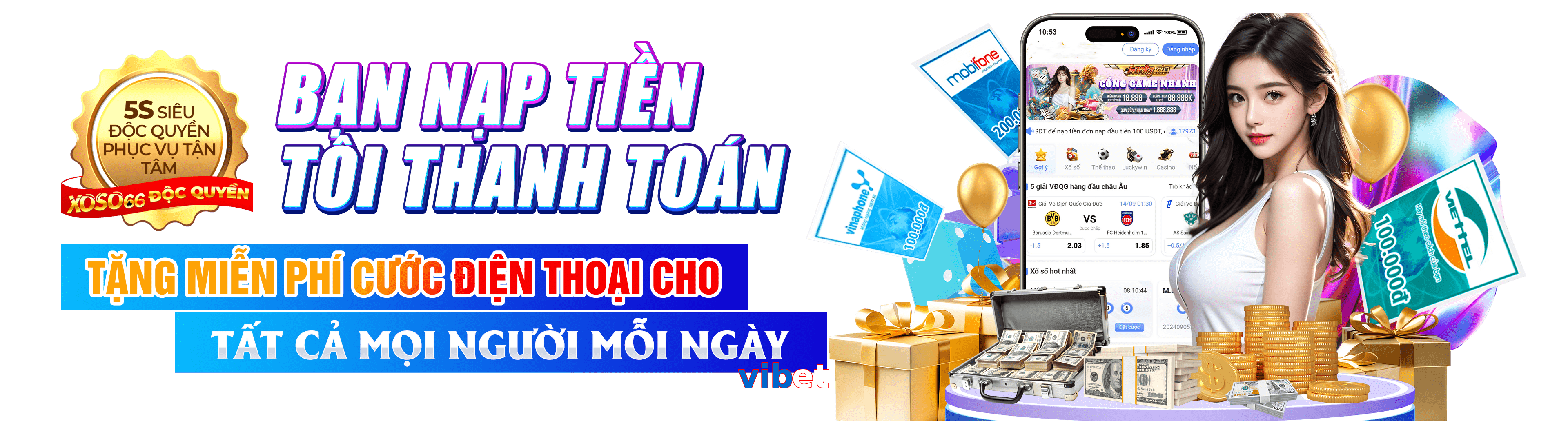 Trò chơi Slot được yêu thích tại vibet